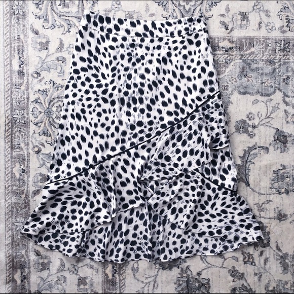 Lucy Paris Leopard Ruffle Skirt - Picture 5 of 8